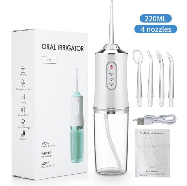 Portable Oral Irrigator Dental Water Flosser