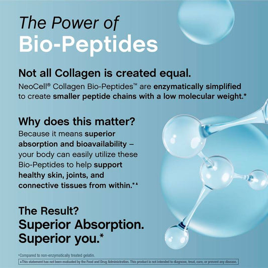 NeoCell Collagen Peptides Powder 20oz - Grassfed Protein Supplement - Advanced with 18 Essential Amino Acids